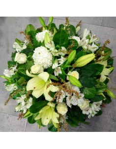 Coussin Rond Blanc 2