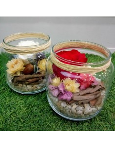 Petit Bocal Fleurs Séchées 2