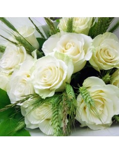 Bouquet de Roses Blanches