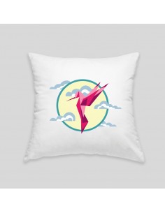 Coussin colibri