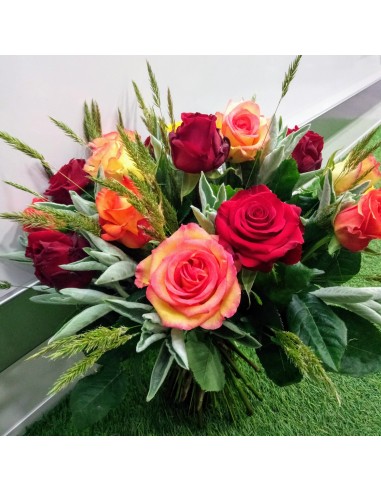 Bouquet de Roses Multicolores