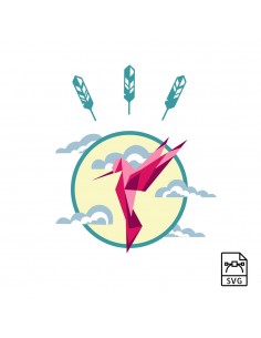 Illustration vectorielle Colibri